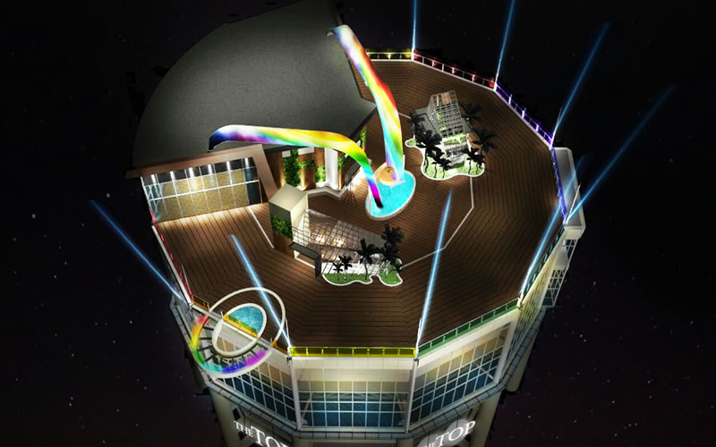Top Mice Facility and The Deck (Sky View)